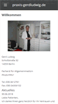 Mobile Screenshot of praxis-gerdludwig.de