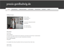 Tablet Screenshot of praxis-gerdludwig.de